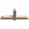 Ekena Millwork Eugene Smooth Timber Gable Bracket, Douglas Fir, 36"W x 15"H x 3 1/2"D x 3 1/2"F, 10/12 Pitch GBW036X15X0404EUG00SDF - alternate 5